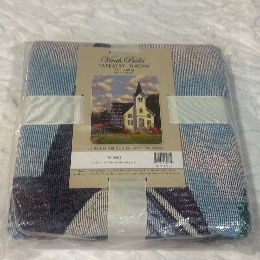 Virah Bella Tapestry Throw Blanket 50" x 60"